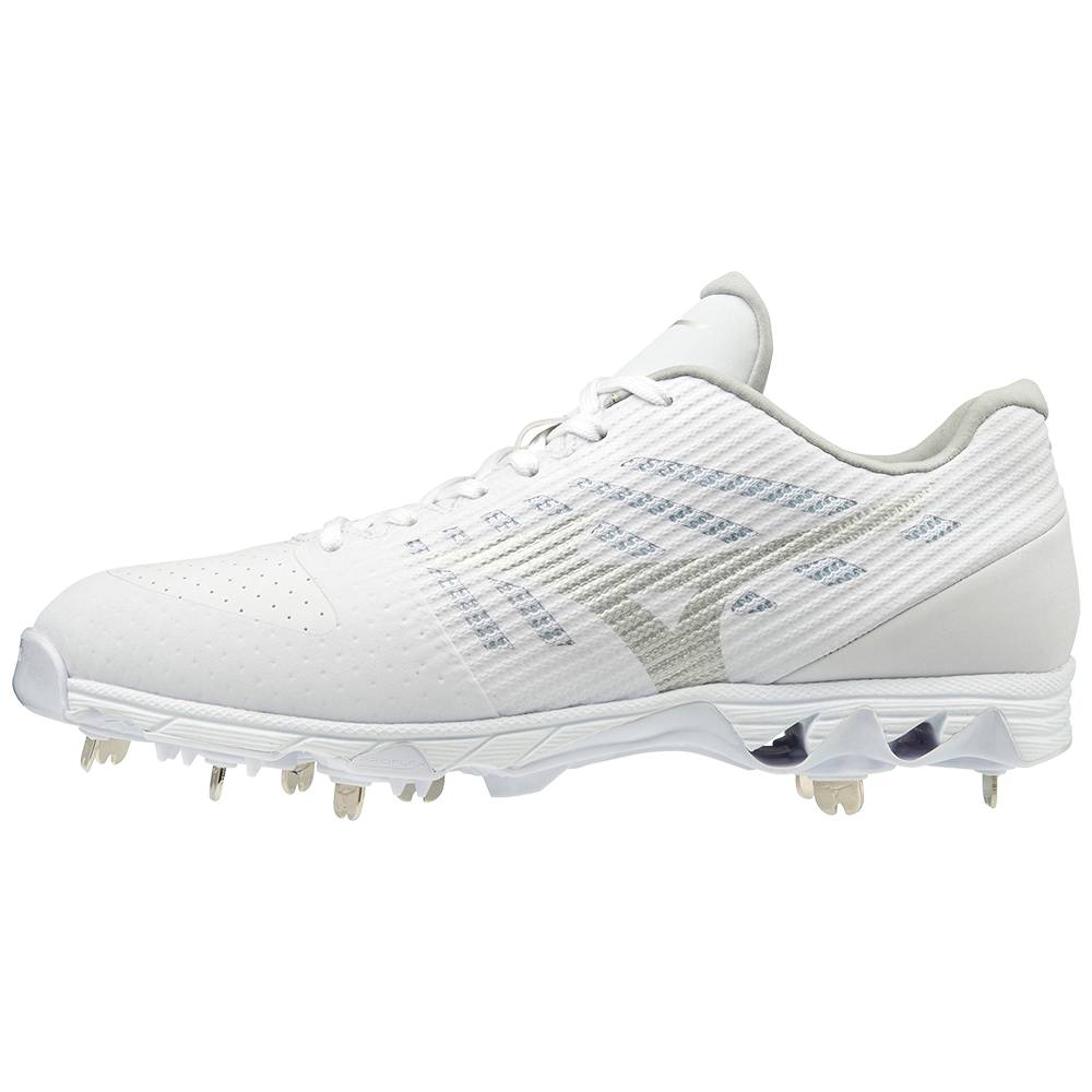 Zapatillas Beisbol Mizuno 9-Spike Ambition Bajas Metal Hombre Blancas Ofertas ODRJ-06348